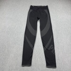 Victoria Secrets Leggings Womens Small Black Seamless Tight Pink Active Gym Yoga